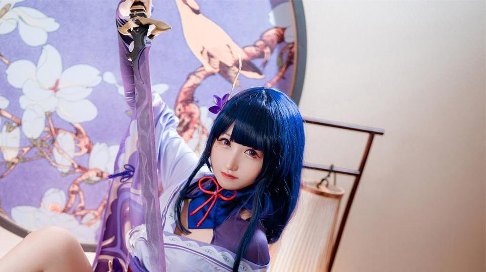 年度最美cos！kuukow雷电将军的分享照片温暖你的灵魂
