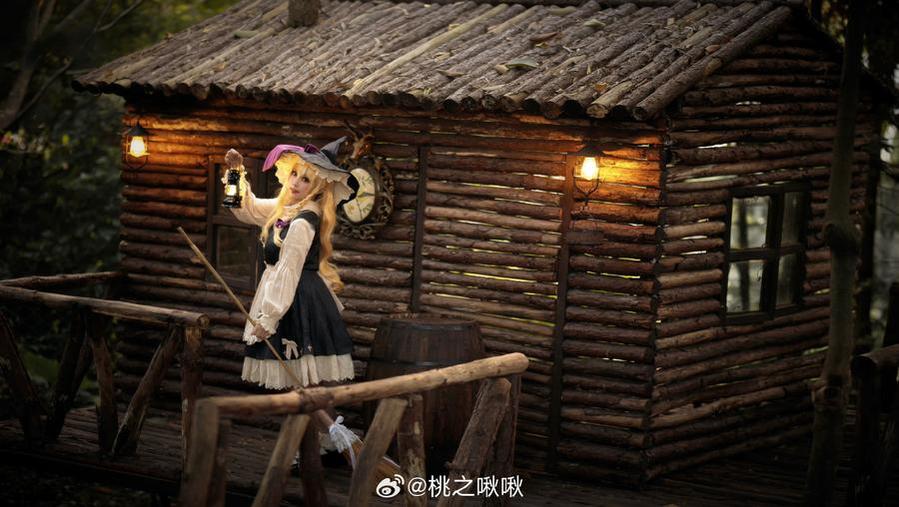 猫田圣奈奈cos作品：妖艳惊艳的黑猫