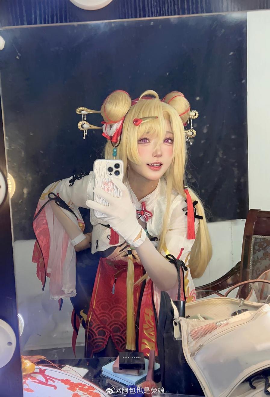 快来看，阿包也是兔娘cos莫娜作品精选推荐
